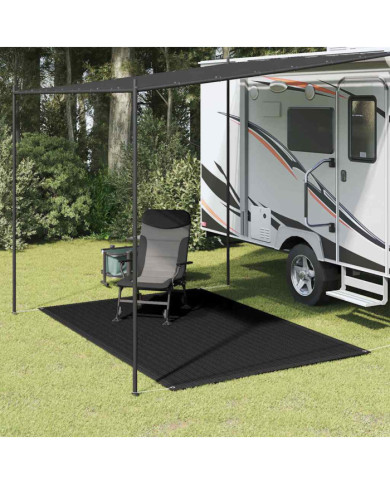 Tapis de tente 250x200 cm Noir | Mobilier & Déco