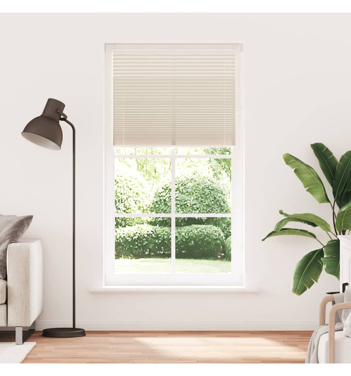 Store plissé 100x200 cm Crème | Mobilier & Déco