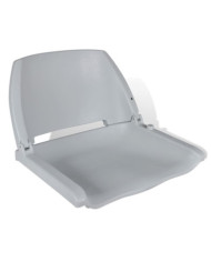 Siège pliant de bateau et dossier sans coussin gris 48x51x41 cm | Mobilier & Déco