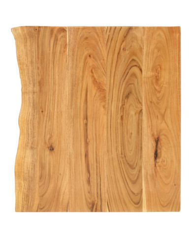 Dessus de meuble-lavabo de salle de bain Acacia 58x52x3,8 cm | Mobilier & Déco