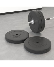 Plaques de poids 2 pcs 30 kg Béton | Mobilier & Déco