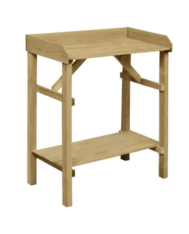 Table de jardinière Bois de pin imprégné 75x40x90 cm | Mobilier & Déco