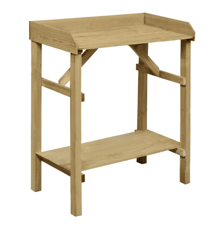 Table de jardinière Bois de pin imprégné 75x40x90 cm | Mobilier & Déco