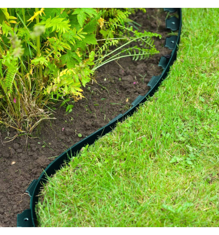 Nature Bordure de jardin 5 cm x 10 m Vert | Mobilier & Déco