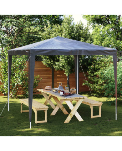 Tente de réception professionnelle 2,5x2,5 m Anthracite 90 g/m² | Mobilier & Déco