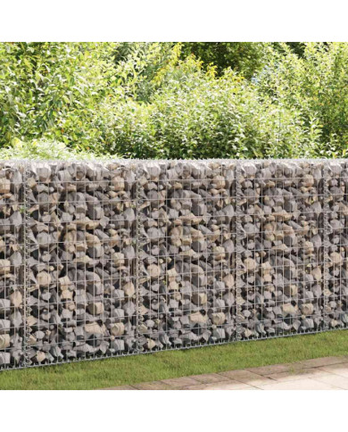 Spirales de gabion 24 pcs Acier galvanisé 100 cm | Mobilier & Déco