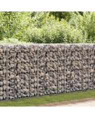 Spirales de gabion 24 pcs Acier galvanisé 100 cm | Mobilier & Déco