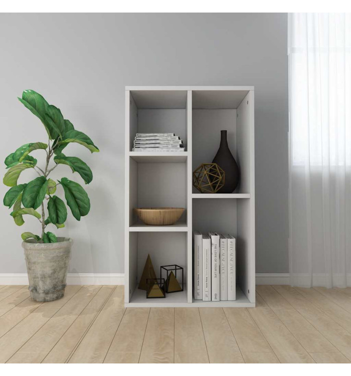 Bibliothèque/Buffet Blanc 50x25x80 cm Bois d’ingénierie | Mobilier & Déco