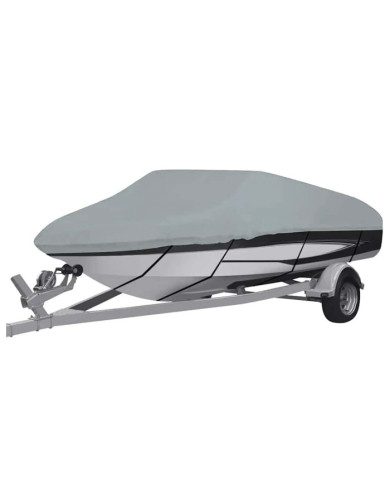 Housse de bateau Gris 410x110x40 cm | Mobilier & Déco