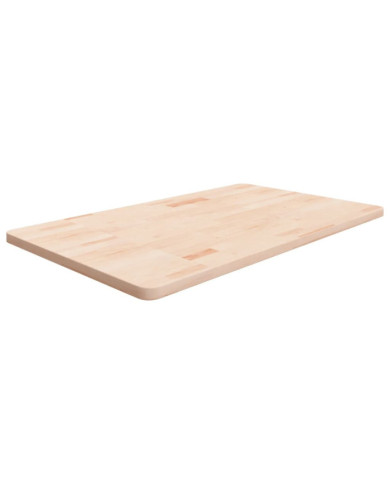 Comptoir de salle de bain 100x60x2,5 cm Bois massif non traité | Mobilier & Déco