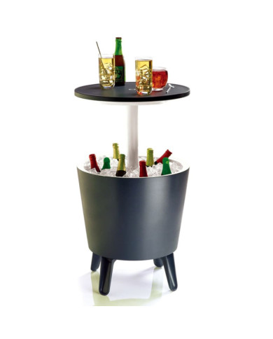 Keter Glacière bar anthracite 192710 | Mobilier & Déco