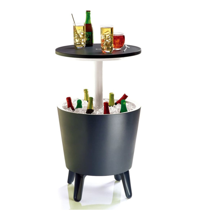 Keter Glacière bar anthracite 192710 | Mobilier & Déco