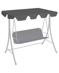 Toit rechange balançoire anthracite 188/168x145/110 cm | Mobilier & Déco