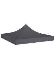 Toit de tente de réception 2x2 m Anthracite 270 g/m² | Mobilier & Déco