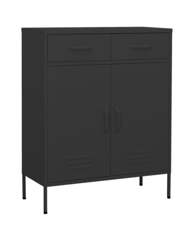 Armoire de rangement Anthracite 80x35x101,5 cm Acier | Mobilier & Déco