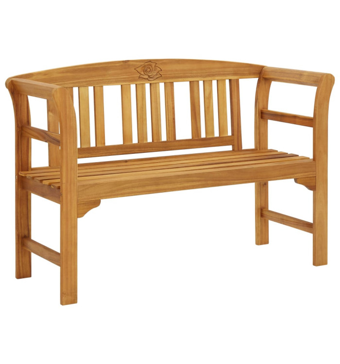 Banc de jardin 114 cm bois d'acacia solide | Mobilier & Déco