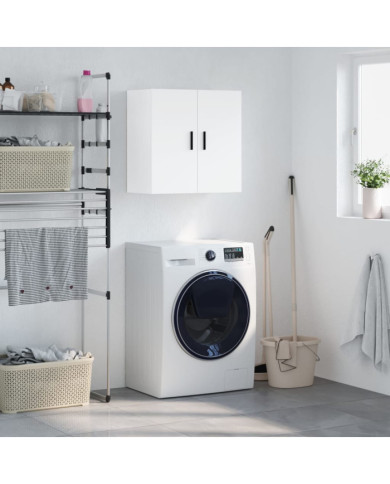 Armoire murale blanc 60x31x60 cm bois d'ingénierie | Mobilier & Déco