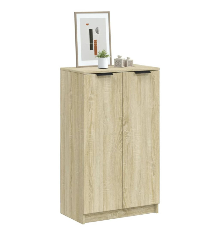 Armoire à chaussures Chêne sonoma 59x35x100cm Bois d'ingénierie | Mobilier & Déco