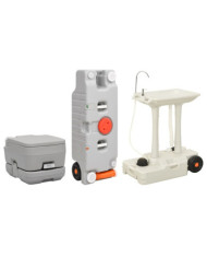 Ensemble de toilette support de lavage des mains réservoir eau | Mobilier & Déco