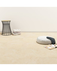 Dalles de plancher autoadhésives 20 pcs PVC 1,86 m² beige | Mobilier & Déco