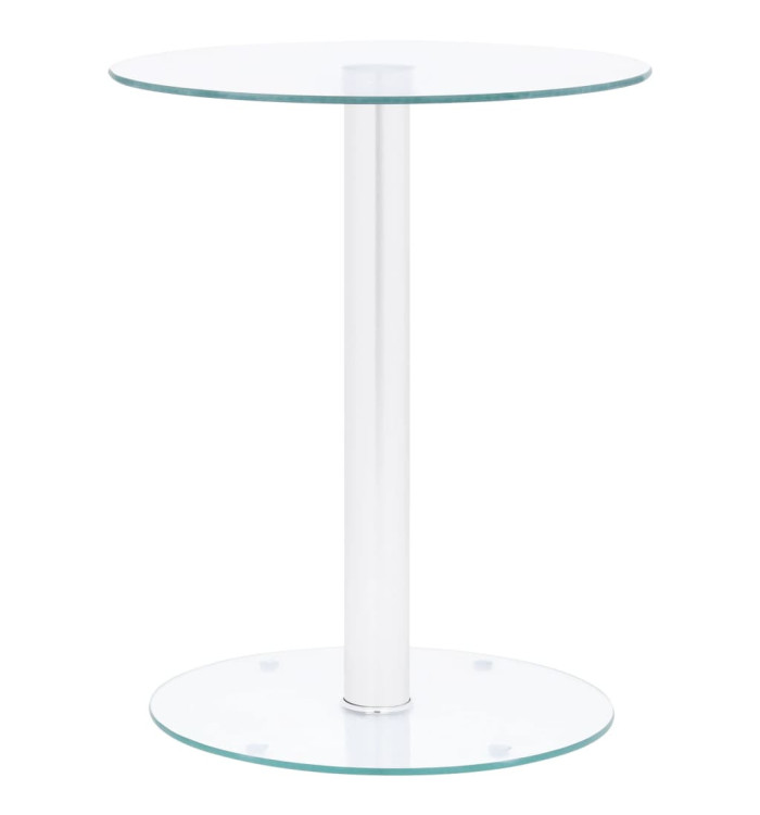 Table basse Transparent 40 cm Verre trempé | Mobilier & Déco