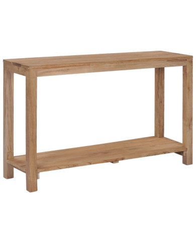 Table console 120 x 35 x 75 cm Bois de teck massif | Mobilier & Déco