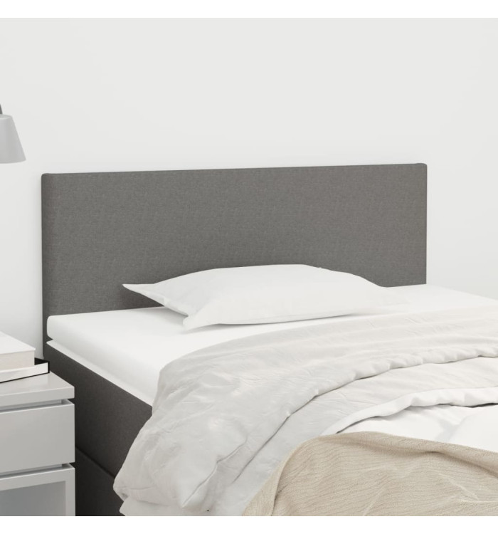 Tête de lit Gris foncé 80x5x78/88 cm Tissu | Mobilier & Déco
