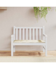 Coussin de banc de jardin crème 100x50x4 cm tissu oxford | Mobilier & Déco