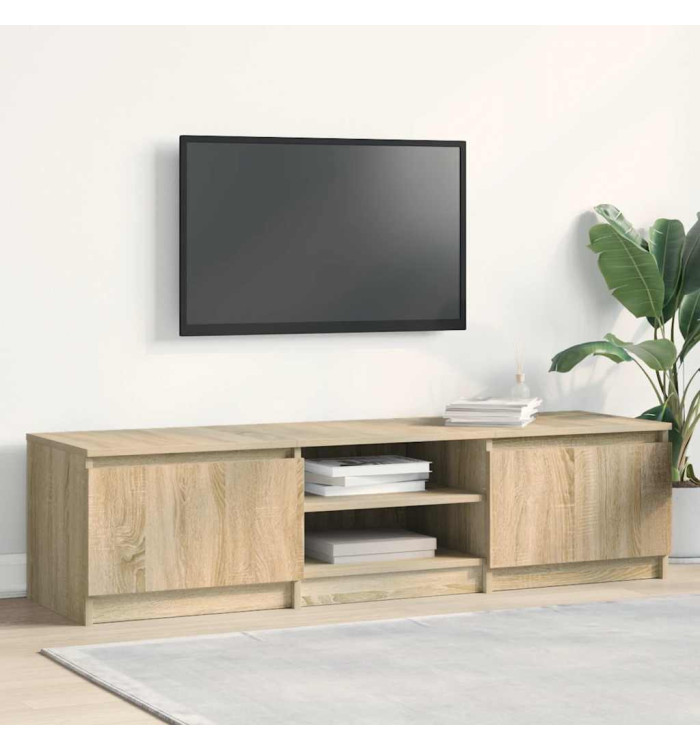 Meuble TV Chêne sonoma 140x40x35,5 cm Bois d'ingénierie | Mobilier & Déco