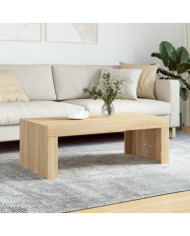 Table basse chêne sonoma 102x50x36 cm bois d'ingénierie | Mobilier & Déco