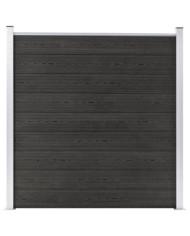 Clôture de jardin WPC 180x186 cm Gris | Mobilier & Déco