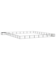 Parc pour chien 36panneaux Noir 100x50cm Acier enduit de poudre | Mobilier & Déco