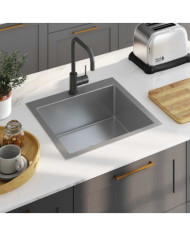 Évier de cuisine fait main Acier inoxydable | Mobilier & Déco