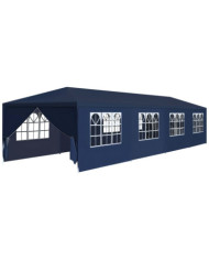 Chapiteau de jardin 3x12 m bleu | Mobilier & Déco