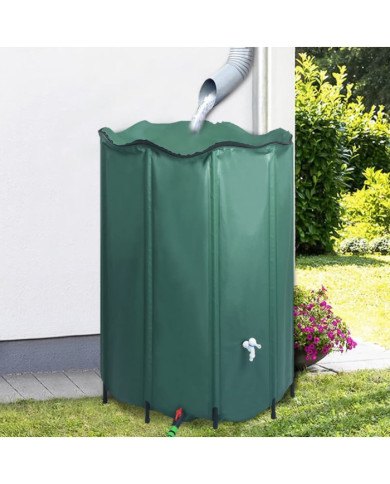 Réservoir pliable d'eau de pluie avec robinet 1250 L | Mobilier & Déco