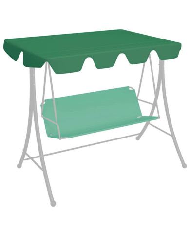Toit de rechange de balançoire vert 150/130x105/70 cm | Mobilier & Déco