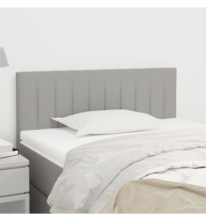 Tête de lit Gris clair 90x5x78/88 cm Tissu | Mobilier & Déco