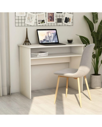 Bureau Blanc 90x50x74 cm Bois d'ingénierie | Mobilier & Déco