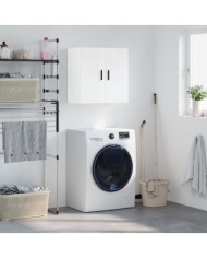 Armoire murale Blanc brillant 60x31x60 cm Bois d'ingénierie | Mobilier & Déco