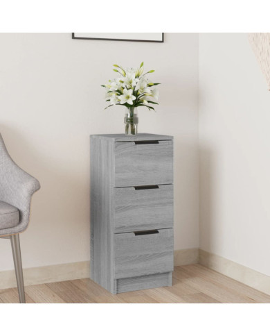 Buffet Sonoma gris 30x30x70 cm Bois d'ingénierie | Mobilier & Déco