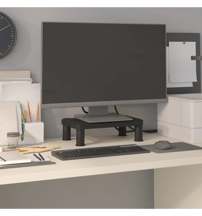 Support de moniteur Noir 38x24x10,5 cm | Mobilier & Déco