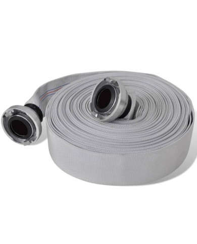 Tuyau d'incendie plat 30 m avec raccords C-Storz 2 pouces | Mobilier & Déco