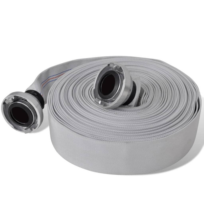 Tuyau d'incendie plat 30 m avec raccords C-Storz 2 pouces | Mobilier & Déco