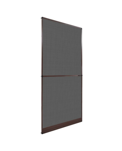 Moustiquaire à charnière pour portes Marron 100x215 cm | Mobilier & Déco