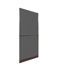 Moustiquaire à charnière pour portes Marron 100x215 cm | Mobilier & Déco