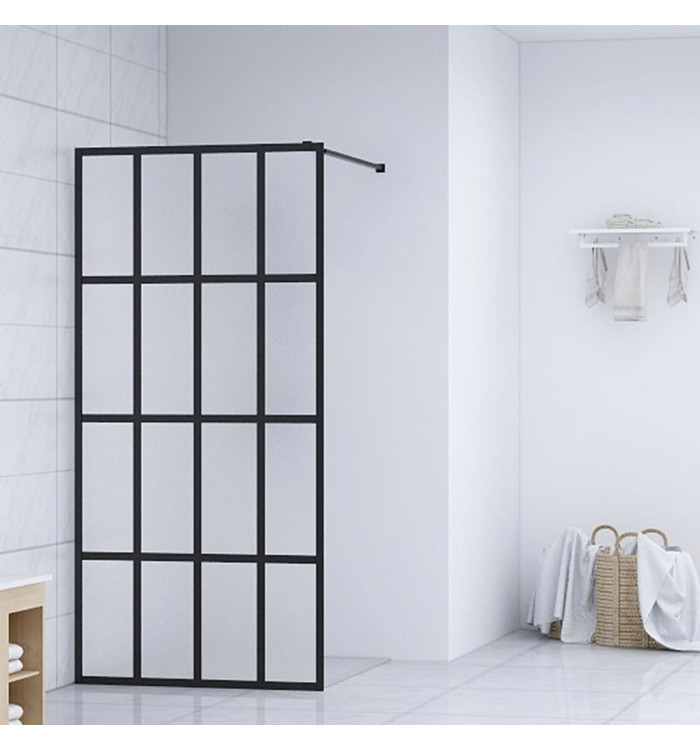 Écran de douche Verre trempé dépoli 80x195 cm | Mobilier & Déco