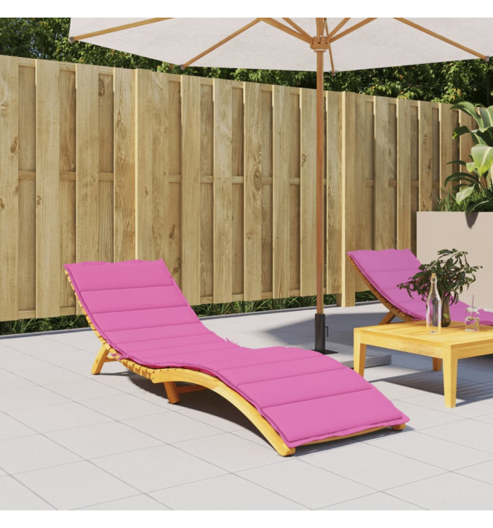 Coussin de chaise longue rose tissu oxford | Mobilier & Déco