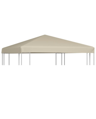 Couverture de toit de belvédère 310 g / m² 3x3 m Beige | Mobilier & Déco