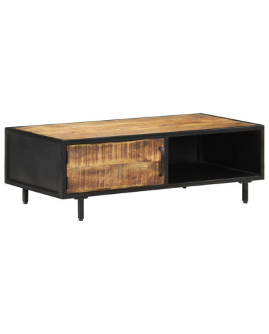 Table basse 105x50x35 cm Bois de manguier brut | Mobilier & Déco