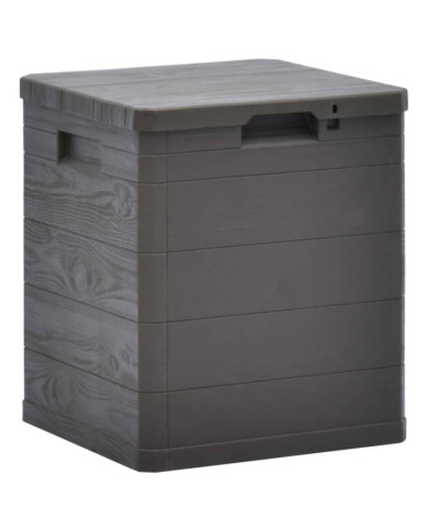 Boîte de rangement de jardin 90 L Marron | Mobilier & Déco